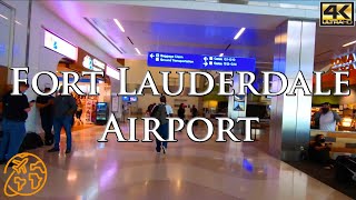 Fort Lauderdale Airport Hollywood International Airport FLL Florida Tour [upl. by Proudfoot131]