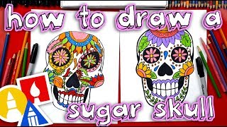 How To Draw A Sugar Skull [upl. by Augie]