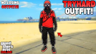 GTA 5 ONLINE NEW BLACK JOGGERS RIPPED SHIRT GLITCH TRYHARD MODDED OUTFIT 167 NO TRANSFER GLITCH [upl. by Sander]