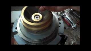 Pump seal change installation repair how to tutorial rebuild close coupled motor mounted 4380 1531 [upl. by Boeke510]