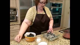 Seedless Blackberry Cobbler Only 5 ingredients [upl. by Rowell]