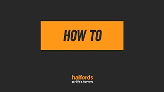 How To Install a Dash Cam  Halfords UK [upl. by Akienaj]