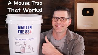 An Awesome and Simple Mouse Trap That Works The Mouse Bucket Device Mousetrap Monday [upl. by Mcgray596]