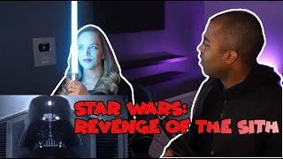 My Wifes First Time Watching Star Wars Revenge of the Sith Episode 3 Jane and JVs REACTION 🔥 [upl. by Kirstyn]