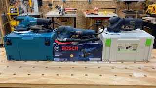 Sander Showdown Bosch Festool and Makita Whos the Best [upl. by Proulx]