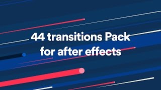 44 Cool Transitions Pack  Motion graphics [upl. by Odragde842]