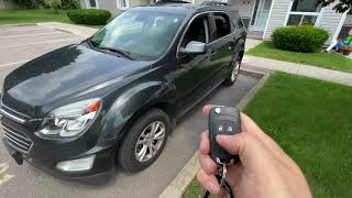 Chevy EquinoxGMC Terrain How To Use The Remote Starter [upl. by Ulrica]