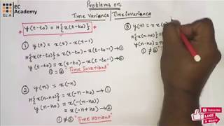 103 PROBLEMS on Time variant and Time Invariant systems  EC Academy [upl. by Leonard]