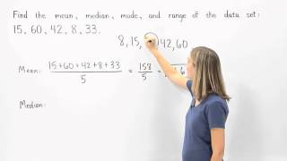 Central Tendency  Mean Median Mode Range  MathHelpcom [upl. by Gilburt200]