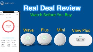 Airthings Full Review  Wave Wave Plus View Plus Wave Mini  Watch Before You Buy [upl. by Bride]