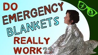 Do Emergency Blankets Actually Work I put one to the test [upl. by Hairahcaz]