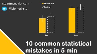 Ten Statistical Mistakes in 5 Min [upl. by Onileva984]