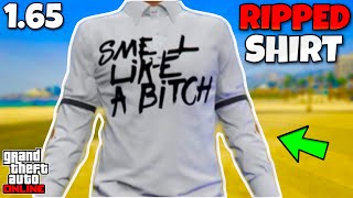 How To Get RIPPED SHIRT GLITCH In GTA 5 ONLINE 167 NO LOSING OUTFITS [upl. by Karel451]