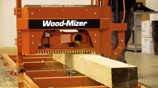 MP100 Log MoulderPlaner in Action  WoodMizer [upl. by Acemat]