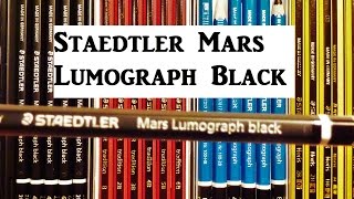 NEW Staedtler Mars Lumograph Black Pencil Review Tradition Noris Pencils [upl. by Olinad726]