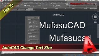 AutoCAD How To Change Text Size [upl. by Marti380]