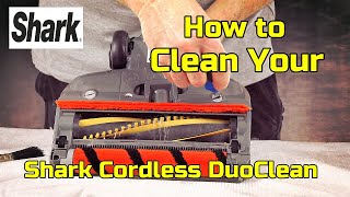 How to Clean Shark Anti Hair Wrap Cordless Vacuum Cleaner IZ251UK [upl. by Yert]