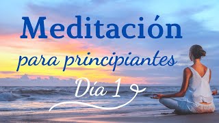 Meditación MINDFULNESS para principiantes  DIA 1 5 minutos [upl. by Zobe]