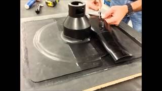 How to Fit a Vent Pipe Detail on a Flat Roof  Rubber Roofing Made Easy [upl. by Nimar843]