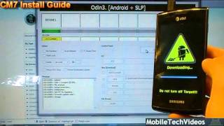 Samsung CaptivateVibrant How To Install CyanogenMOD 7 LATEST METHOD [upl. by Noelani]