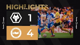 A disappointing afternoon at Molineux  Wolves 14 Brighton  Highlights [upl. by Hait]