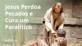 Jesus Perdoa Pecados e Cura um Homem Acometido de Paralisia [upl. by Sudnor]