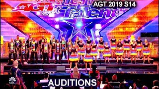 Ndlovu Youth Choir from Africa “My African Dream” UPLIFTING  Americas Got Talent 2019 Audition [upl. by Enid298]