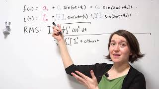 Root Mean Square RMS Calculation Based On Fourier Series Expansion Terms [upl. by Gnilhsa954]