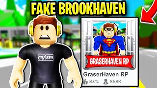 I Created A Fake Brookhaven Game [upl. by Anelys556]