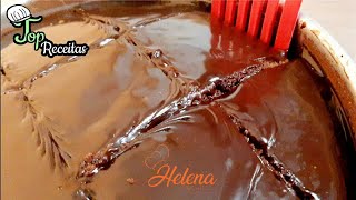 Cobertura de chocolate para bolo com NESCAU e CREME de LEITE [upl. by Leahcimnhoj]