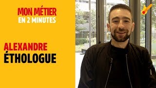 Éthologue  Mon métier en 2 minutes [upl. by Halimak]