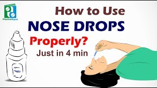 How to Use Nose Drops Properly [upl. by Vasti496]