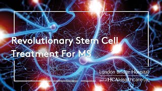 Stem Cell Transplant for MS Revolutionary Treatment  HCA Healthcare UK [upl. by Santiago763]