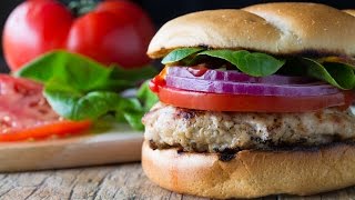 How to Make a Juicy Grilled Turkey Burger [upl. by Kimmie134]