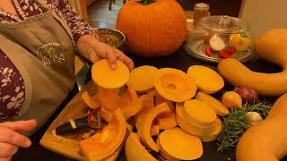 Preparing a PA Dutch Crookneck Squash [upl. by Loris]