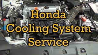 Honda Cooling System ServiceFluid Change [upl. by Burra]