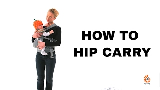 How Do I Hip Carry  360 Baby Carrier  Ergobaby [upl. by Ayeka949]