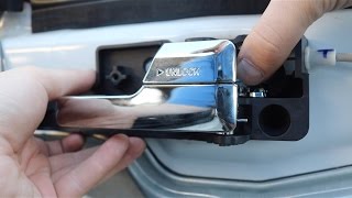 Howto Replace Ford Fusion Door Handle EASY [upl. by Dayiz516]