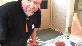 How to Build Curbless Shower on Concrete Slab [upl. by Offen]