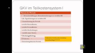 Kostenträgerzeitrechnung nach GKV und UKV im Voll und Teilkostensystem [upl. by Nygem]