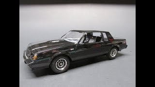 Monogram 1987 Buick Regal Grand National GNX 124 Scale Model Kit Build Review 854495 [upl. by Bozovich]