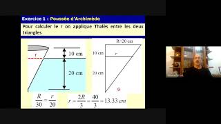 Exercice 1 Statique des Fluides Poussée dArchimède [upl. by Enahs446]