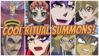 25 AWESOME RITUAL SUMMONS YGO Anime [upl. by Gianni]