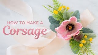 How To Make A Corsage [upl. by Mohandas996]