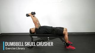 Dumbbell Skull Crusher  OPEX Exercise Library [upl. by Festus298]