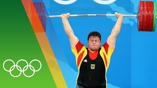 Matthias Steiner wins an emotional gold at Beijing 2008  Epic Olympic Moments [upl. by Ettevey925]