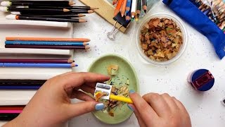 How to Sharpen Colored Pencils Blissfully [upl. by Ayanal]