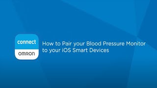 OMRON connect USCAN App iOS Pairing Video [upl. by Eah]