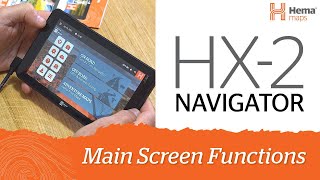 Hema HX2  Main Screen Functions [upl. by Lamb]