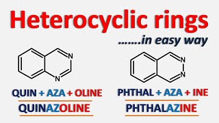 Heterocyclic rings in easy way  PART2 [upl. by Vilhelmina]